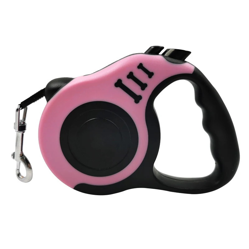 Dog Leash: 3M & 5M Leash for Small Dogs or Cats with Automatic Retractable Durable Nylon Leash Great for Puppies, Outdoor, Travel, Walking, Hiking.
