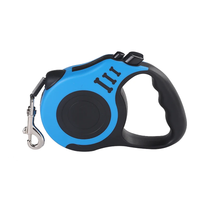 Dog Leash: 3M & 5M Leash for Small Dogs or Cats with Automatic Retractable Durable Nylon Leash Great for Puppies, Outdoor, Travel, Walking, Hiking.