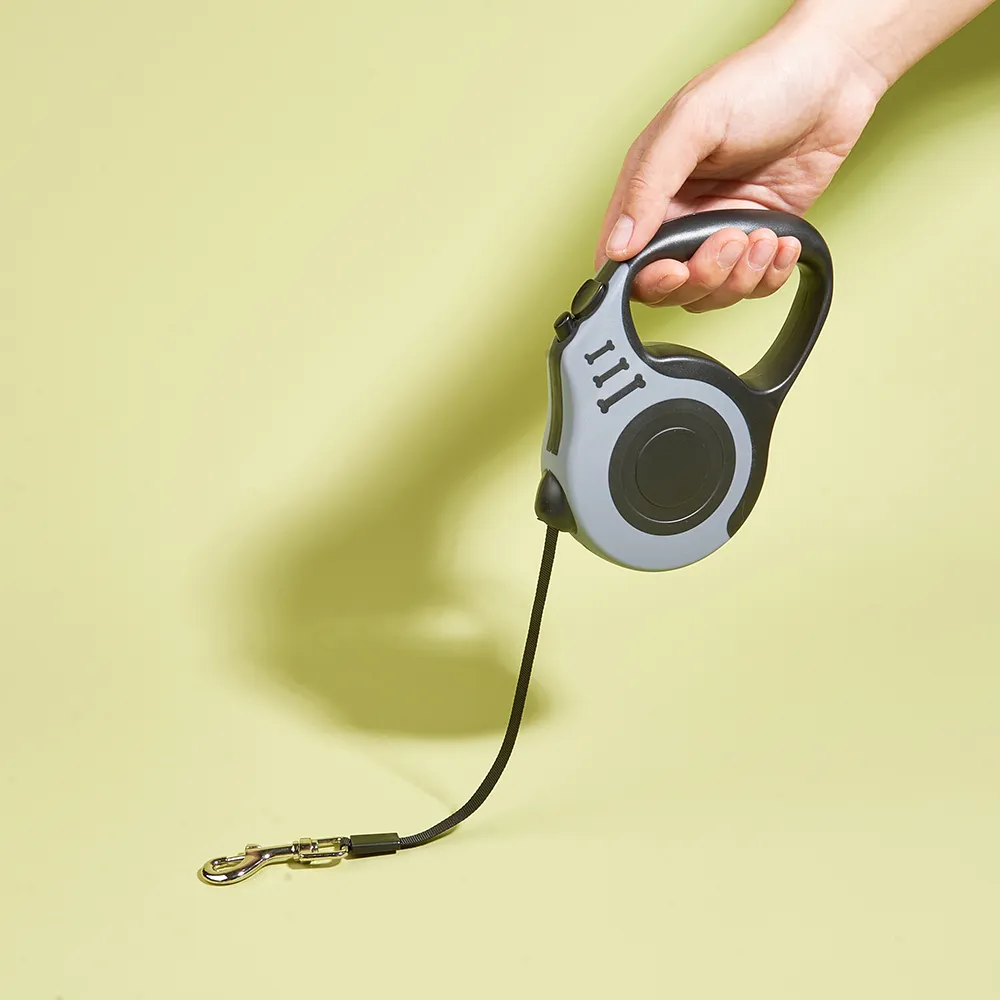 Dog Leash: 3M & 5M Leash for Small Dogs or Cats with Automatic Retractable Durable Nylon Leash Great for Puppies, Outdoor, Travel, Walking, Hiking.