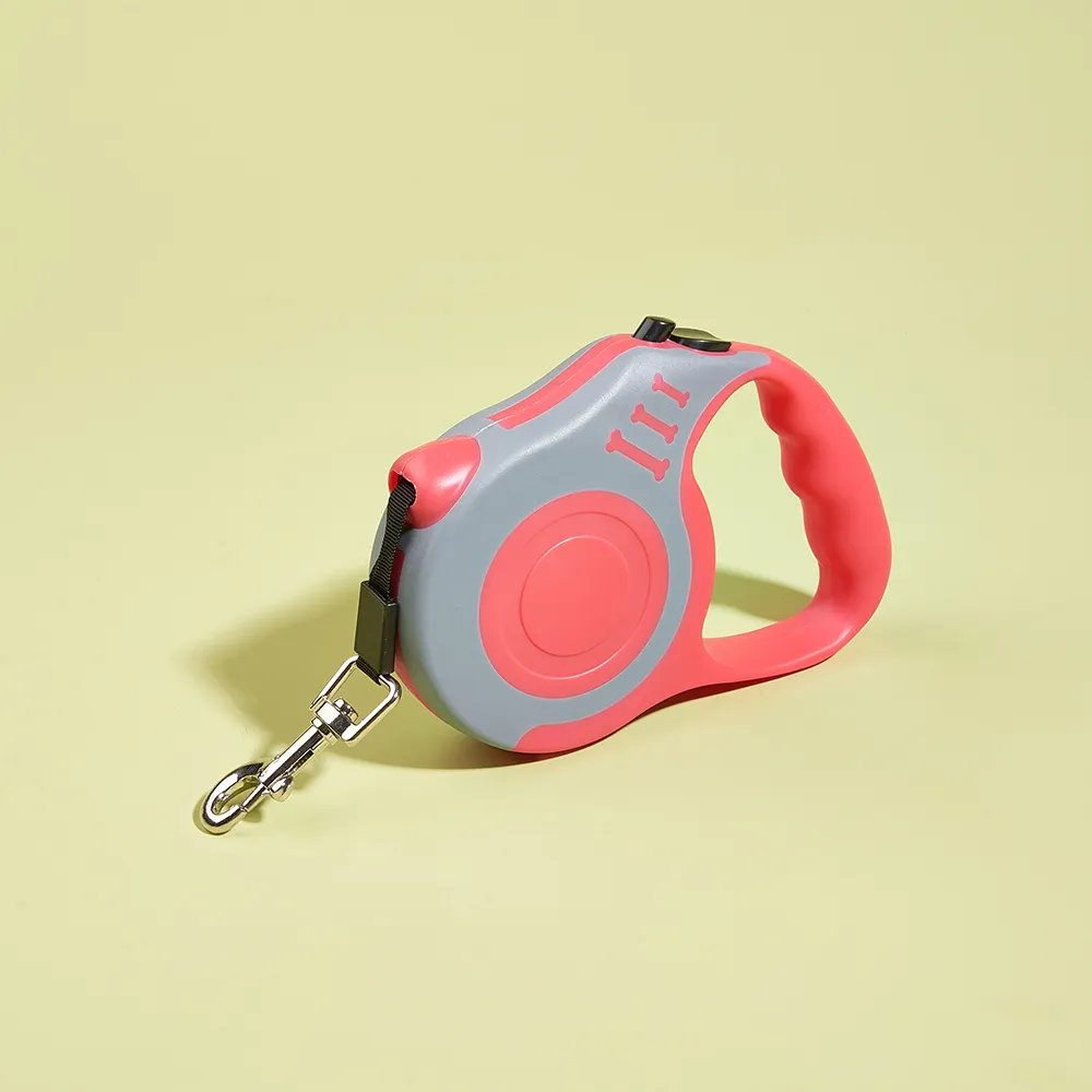 Dog Leash: 3M & 5M Leash for Small Dogs or Cats with Automatic Retractable Durable Nylon Leash Great for Puppies, Outdoor, Travel, Walking, Hiking.
