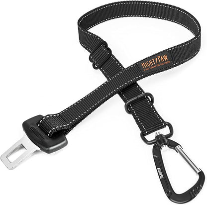 Dog Care: Dog Car Seat Belt, Universal Pet Safety Belt, Created with Human Seatbelt Material. All-Metal Hardware with Adjustable Length Strap. Keep Your Dog Secure