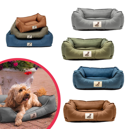 Dog Bed: Dexter Dog Bed - Soft Waterproof Washable Hardwearing Basket