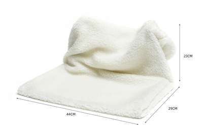 Cat Bed: Radiator Bed, Warm Fleece Size of Base 29.5 x 46 cm