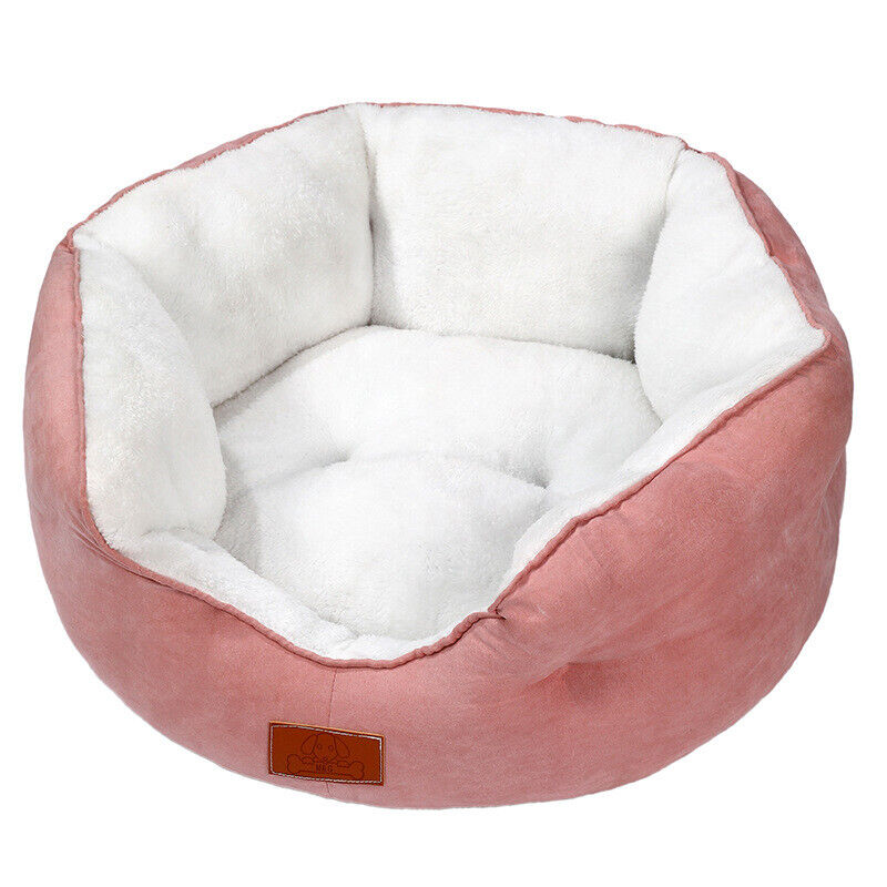 Dog Bed | Cat Bed Soft Washable Fleece Warm Pet Basket / Puppy Cushion