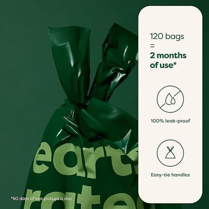 Dog Care: Earth Rated Dog Poo Bags Guaranteed Leak Proof and Extra Thick Waste Bag Refill