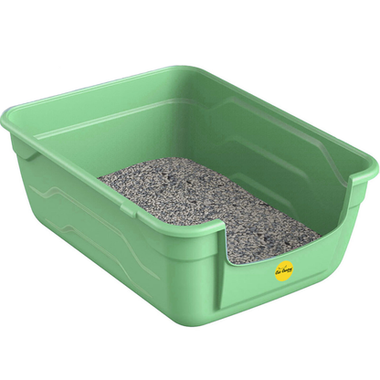 Cat/Kitten Litter Tray Box Large, Deep High Sided Design, Lowered Step for Easy Entry & Exit - 4 Stunning Colours.Available