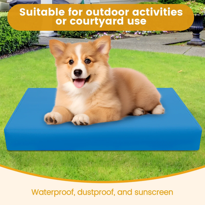 Dog Bed: Oxford Cloth Cover, Waterproof Dog Bed Protector Cover with Zipper Removable Dog Bed Liner Easy to Wash Pet Supplies S/M