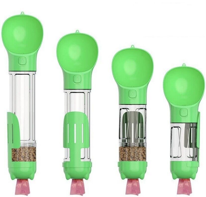 Dog Care: Travel Water Bottle, Portable Drinking Water Dispenser with Poo Bags Storage