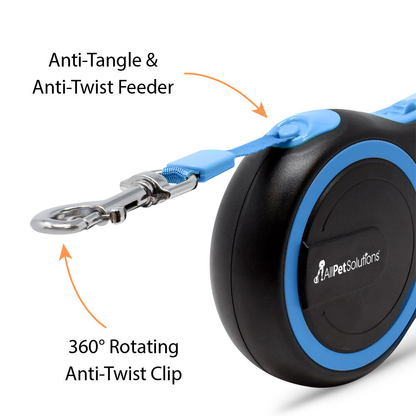 Dog Leash: Retractable Dog Lead Extending Leash: Small 3M Tape (Max 15Kg) | Medium 5M Tape & Cord (Max 25Kg) | Large 8M Tape (Max 50Kg)