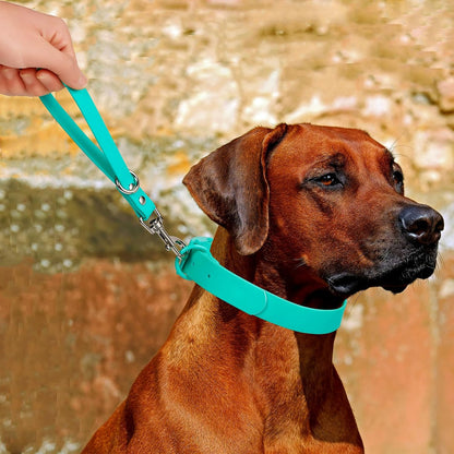 Dog Training Agility Leash - 9 Inch Pink PVC Short Leash with Grab Tab for Close Control and Safety