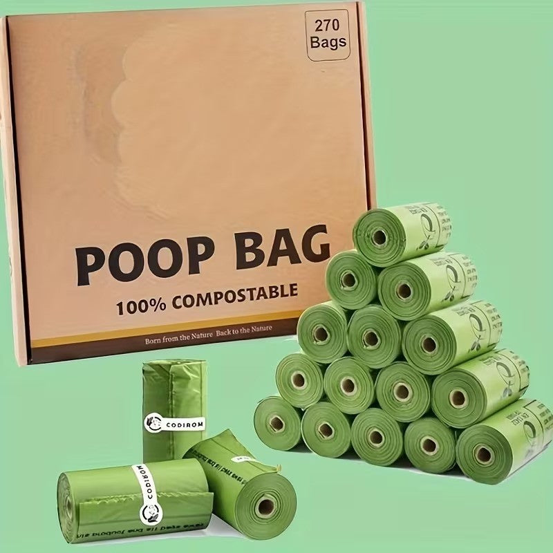 Biodegradable Dog Poop Bags Pet Poo Waste Bags High Quality Heavy Duty Large Bag