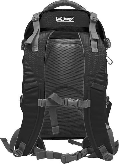 G-Train Dog Carrier Backpack - Comfortable Pet Travel Backpack for Small Dogs up to 11Kg - Rugged Design - Laptop Compartment - Armorsole Base - Water-Resistant - Heather Grey